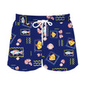 Navy Seashell swim trunks