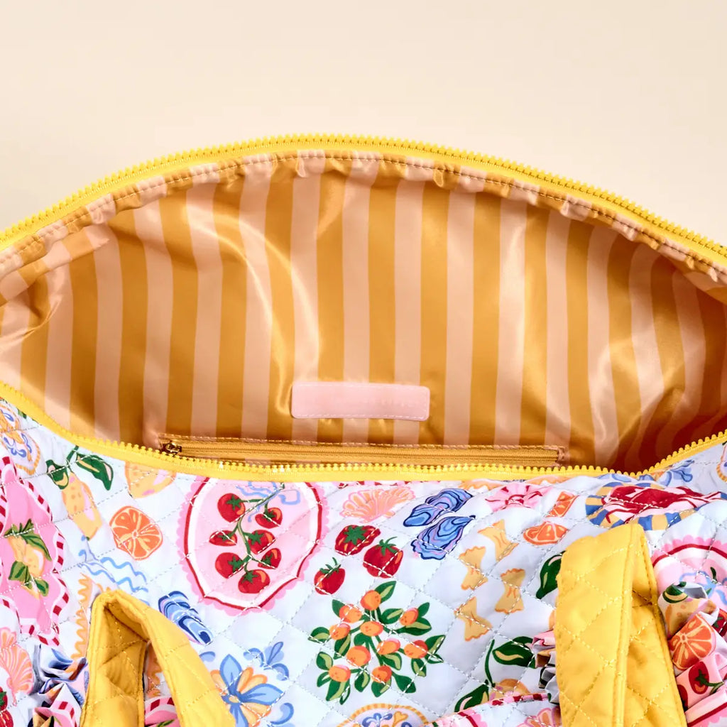 On-The-Go Quilted Weekender Bag–Ciao Bella
