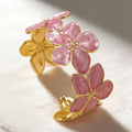 Floral bangle