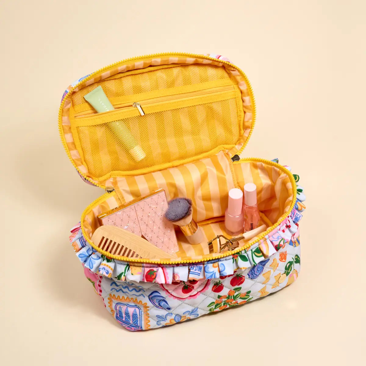 Glam & Go Quilted Cosmetic Bag–Ciao Bella