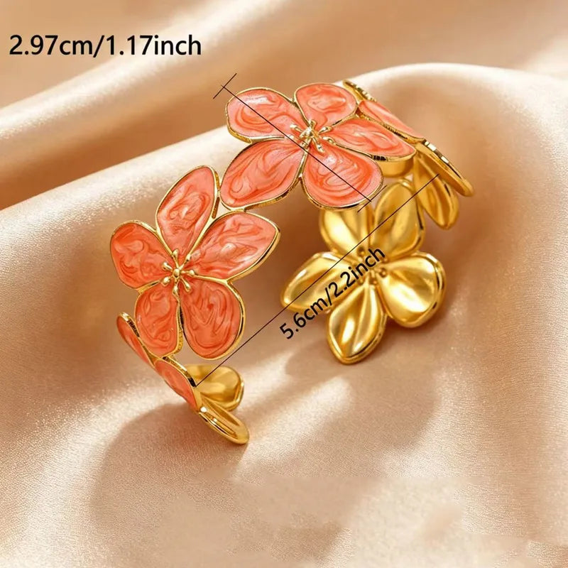 Floral bangle
