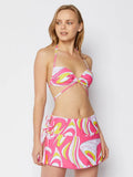 3pc Pink Swirl bikini Set