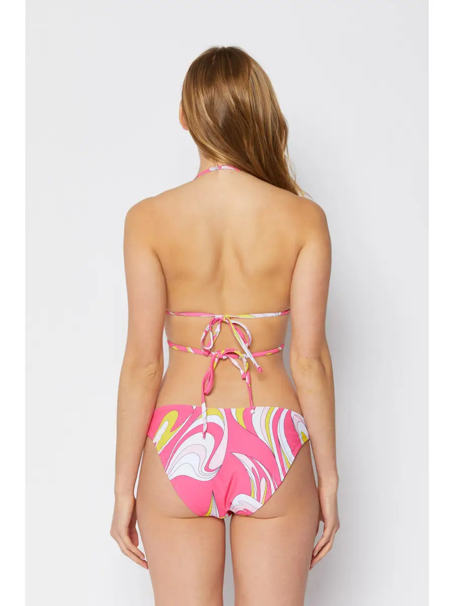 3pc Pink Swirl bikini Set